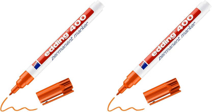 edding 400 Permanent Marker - Violet - 1 Pen - fine Round tip 1 mm - Waterproof, Quick-Drying, Smear-Proof pens - for Cardboard, Plastic, Wood, Metal, Glass and Fabric