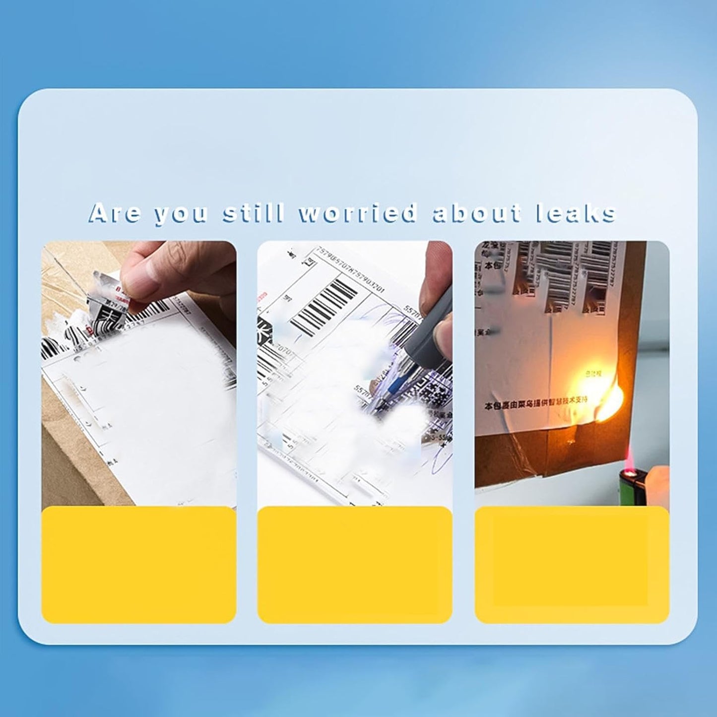 Information Protection Correction Fluid, Privacy Marking Pen Shape Paper Security Supplies for Identity, Bank Statements, Shipping Address