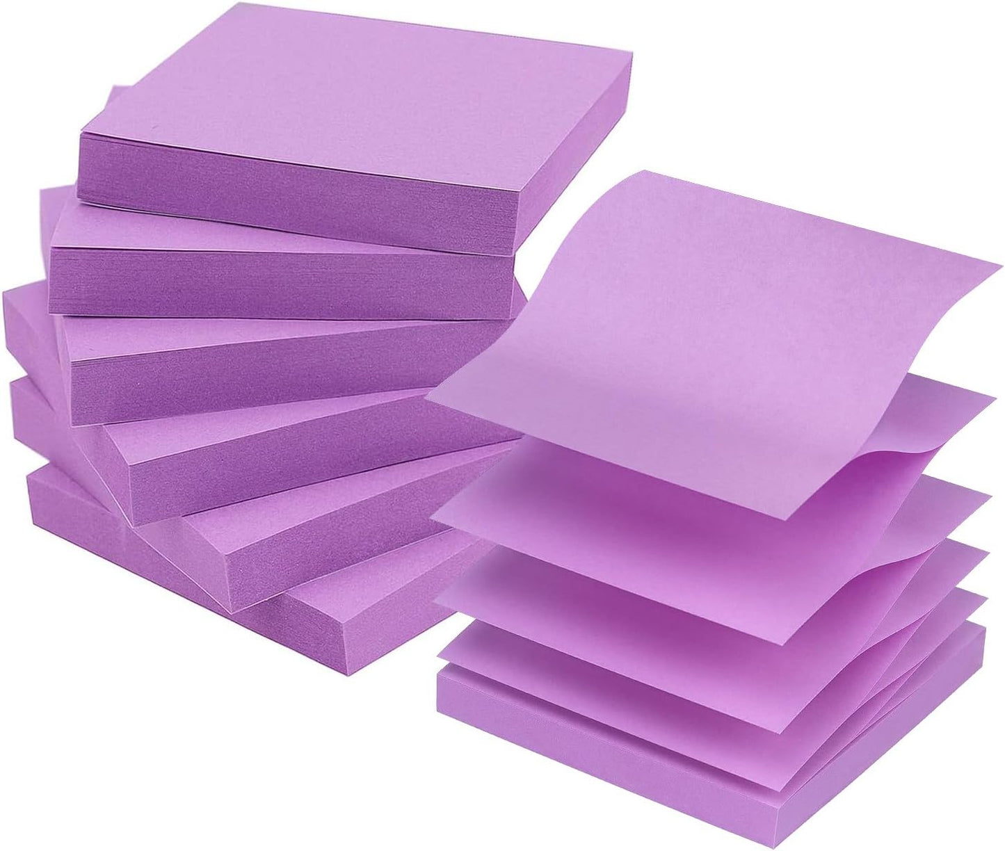 Early Buy Pop Up 3x3 Sticky Notes Self-Stick Notes 6 Pads, 6 Pastel Color, 100 Sheets/Pad