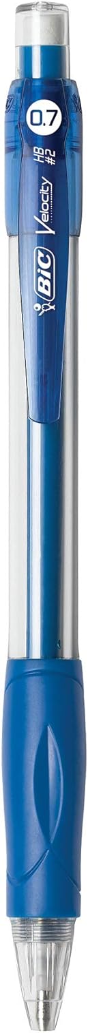 BIC Xtra Comfort Mechanical Pencils with Erasers, Medium Point (0.7mm), 12-Count Pack, Bulk Mechanical Pencils for School or Office Supplies