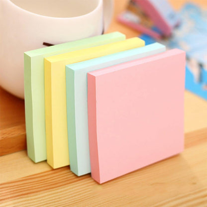 Early Buy Sticky Notes 3x3 Inches, 6 Pastel Color, 100 Sheets/Pad, Repositionable Self-Stick Notes, for Office, School, Home