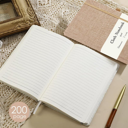ipoul Flower Notebook, A5, 6x8, Hardcover, Lay Flat, Lined Paper, Journal for Women, Writing Notebook, Pretty, Hibiscus, Pink, Birthday Gifts for Women, Wedding Shower Gifts, Mothers Day Gift