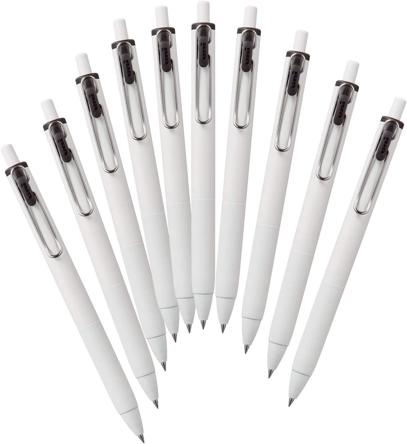 Mitsubishi Pencil Uni-Ball One Gel Ballpoint Pen Refill, 0.38, Black, 10 Pieces, Hako UMR38S.24