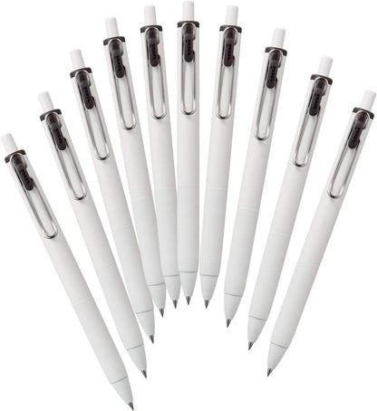 Mitsubishi Pencil Uni-Ball One Gel Ballpoint Pen Refill, 0.38, Black, 10 Pieces, Hako UMR38S.24