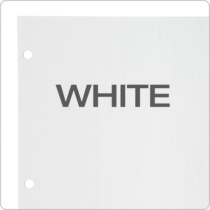 Oxford Binder Dividers for 3 Ring Binders, 10 Pack, 8-Tab Dividers, Write On Tabs, White Paper, 80 Total