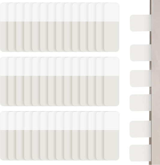 800 Pcs Sticky Index Tabs Pop up Page Flags Repositionable and Writable Book Sticky Tabs Page Marker White Stickys Tab Writable File Tab Flags for Binders Notebooks File Folders Books 1.6 x 0.5 Inch