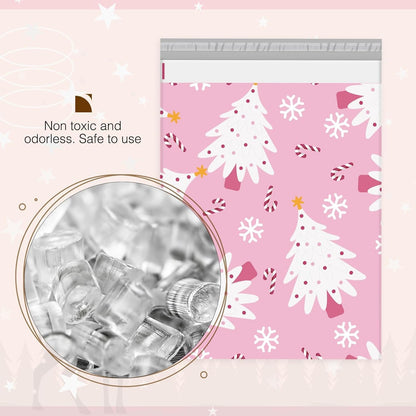 Metronic Cute Poly Mailers 10x13" 50pc Small Shipping Bags, Strong Adhesive Mailers Poly Bags for Business, Waterproof Mailing Envelopes for Packing Shipping Clothes Gifts, Gradient BluePink
