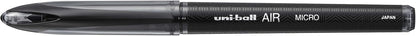 uni-ball Air Micro UBA-188M Rollerball Pen - Black, Pack of 3