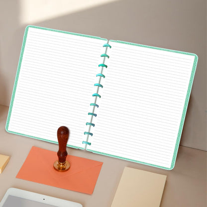 Unpunched Line Paper - 100 Sheets/200 Pages Loose Leaf Paper Line Refills, Letter Size, 100gsm, White, 8.5" x 11"