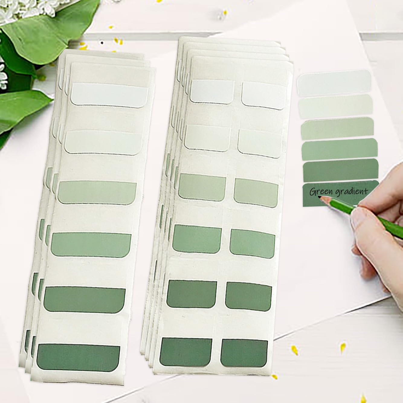 Potanro Medium Book Tabs - 480 PCS Transparent Annotation Sticky Notes for Notebooks, Books & File Classification (1 Inch, Repositionable)
