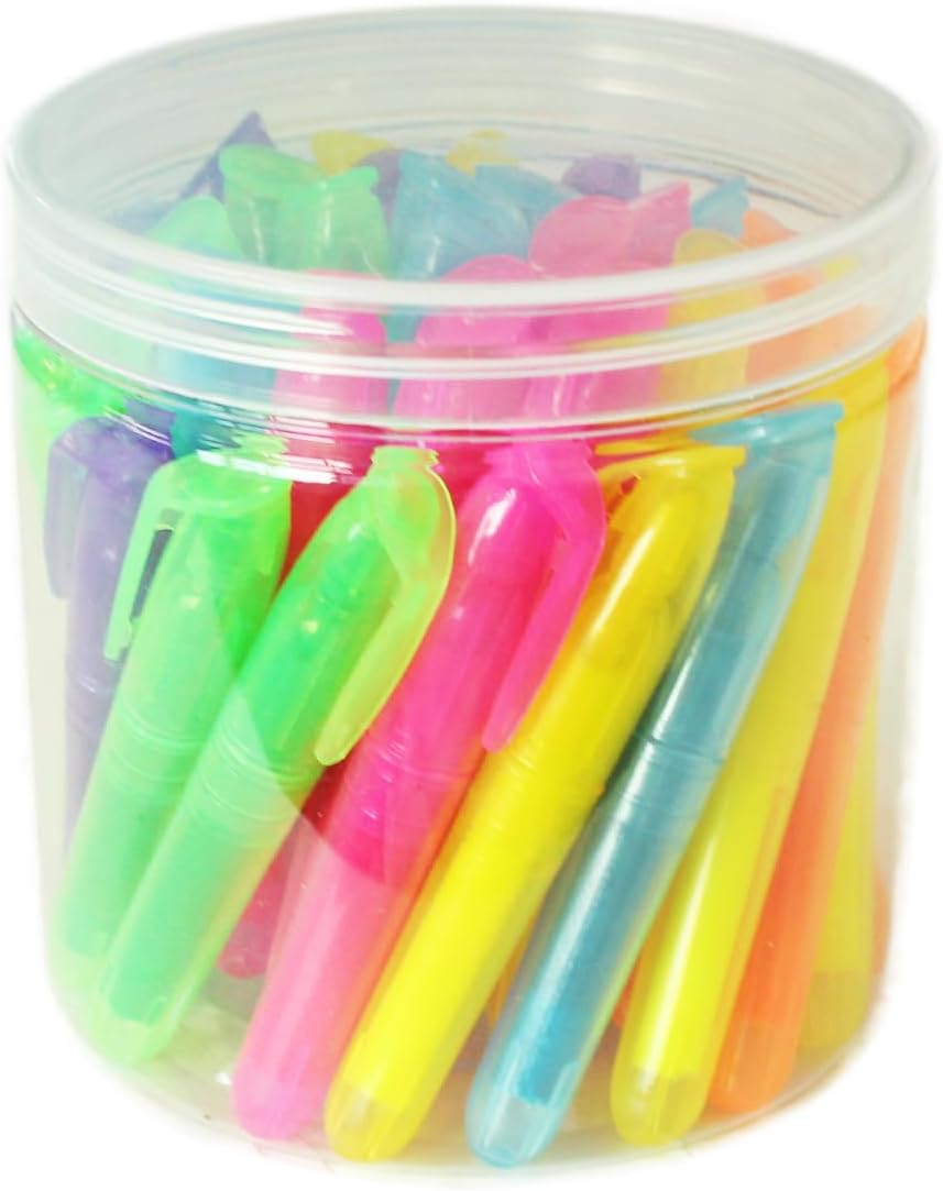 SKKSTATIONERY 36 Pcs Mini Dry Erase Markers, Whiteboard Markers, Marker Pens 3.5'', Black.