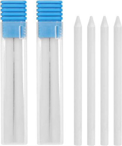 PATIKIL 12Pcs 5.6mm 2B Carpenter Pencil Lead Refills, Solid Dry Pencil Refills Break Resistant Lead Refill for Mechanical Carpenter Pencil Construction Pencils Art Drafting, Blue