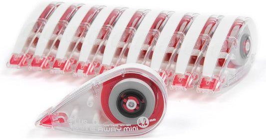 Plus Precision Correction Tape – 20-Pack, Smooth Instant Coverage, No Drying Time, 5/32” (4.2mm) Width x 23 ft (7m) Length, Clean & Accurate Error Correction