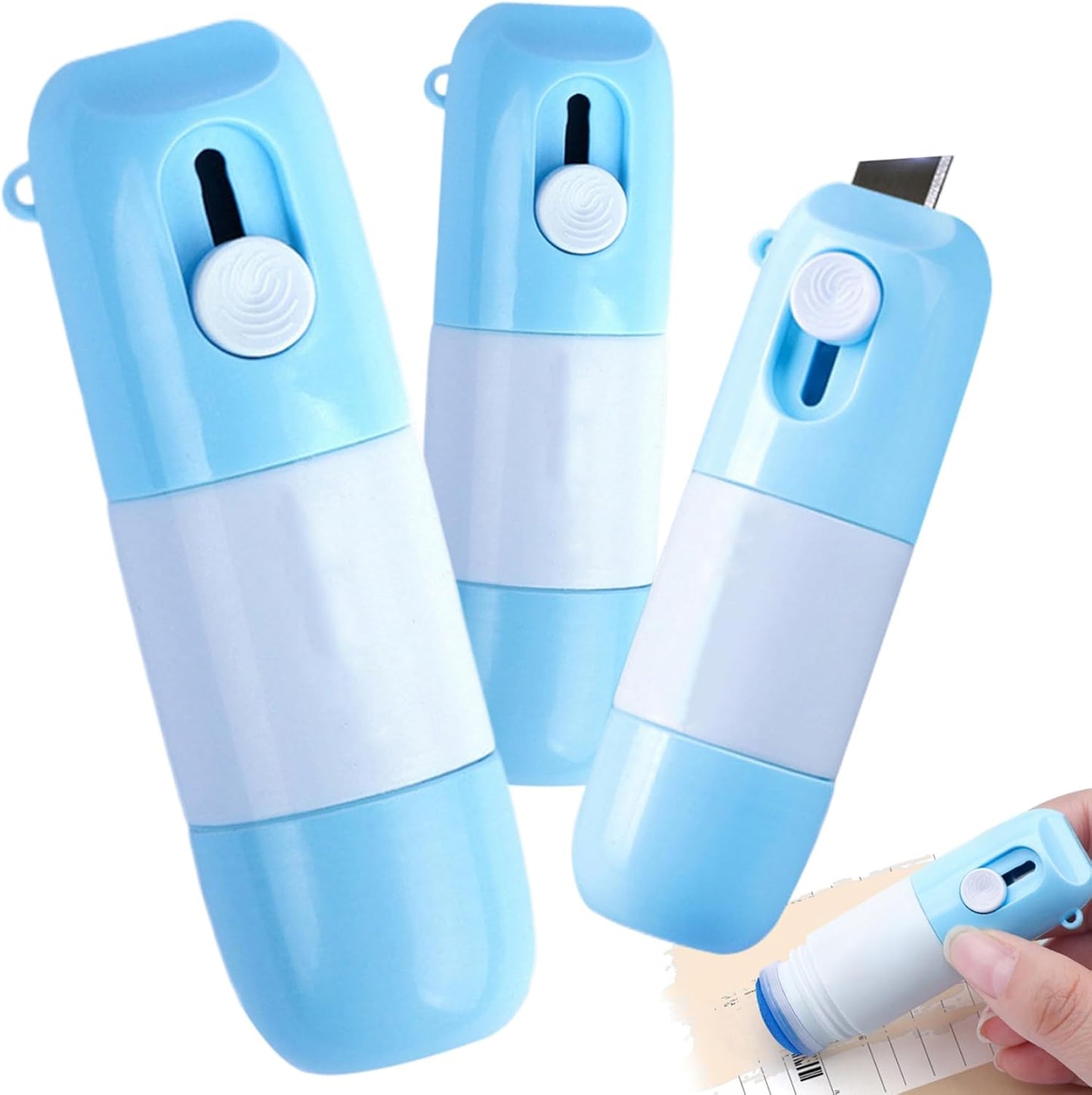 Thermal Paper Correction Fluid Set, 3Pcs Instant Privacy Protection with Package Opener