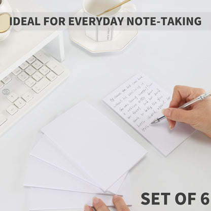 QiCheng Note Pads Memo Pads Small Notepad 50 Sheets 4X6 note pad Scratch Pads for Writing Blank Scratch Pads (12)