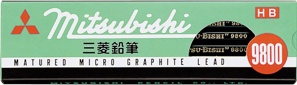Mitsubishi Pencil Co., Ltd. 9800 pencil dozen (12 pieces) HB K9800HB (japan import)