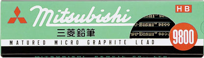 Mitsubishi Pencil Co., Ltd. 9800 pencil dozen (12 pieces) HB K9800HB (japan import)
