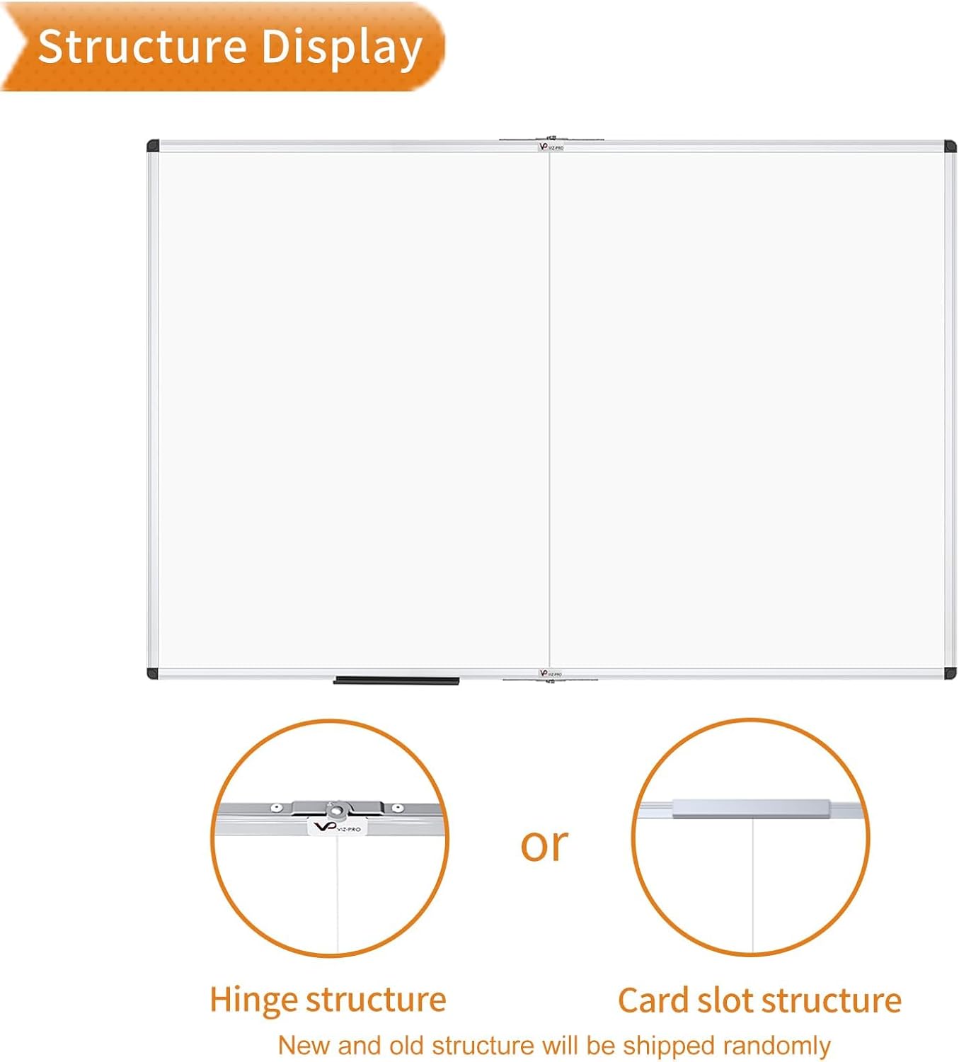 VIZ-PRO Magnetic Whiteboard/Dry Erase Board, 18 X 12 Inches, Includes 1 Eraser & 2 Markers & 4 Magnets