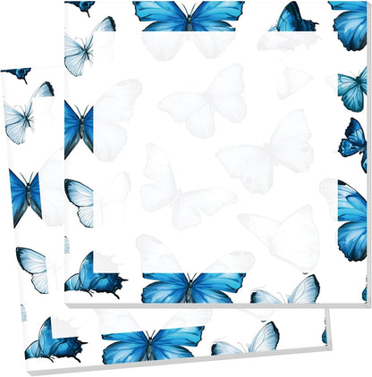 Sticky Notes 3x3 Inch, 2 Pads Cute Self-Stick Note Pads, Strong Adhesive Notepads for Office, Home, School, Organization and Reminders Watercolor Wildflowers