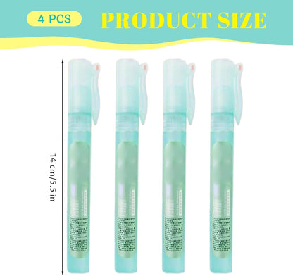 4Pcs Thermal Paper Eraser Spray, 10ml Quick Dry White Out Liquid with Lid Portable Correction Fluid for Documents Labels