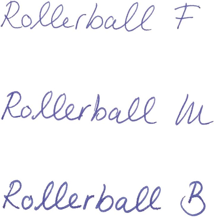 Montblanc Rollerball LeGrand Refills (F) Mystery Black 105166 – Pen Refills for Meisterstück LeGrand Rollerball Pens with a Fine Tip – 2 x Black Pen Cartridges