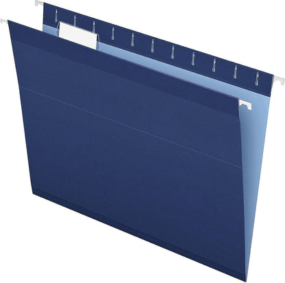 Pendaflex Reinforced Hanging File Folders, Letter Size, Bright Green, 1/5 Cut, 25/BX (4152 1/5 BGR)