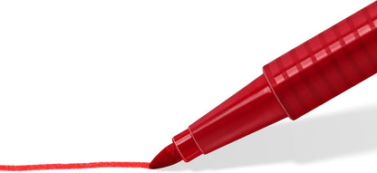 STAEDTLER 323 Triplus Colour Fibre-Tip Pens, 1.0 mm, Assorted Colours, Pack of 10