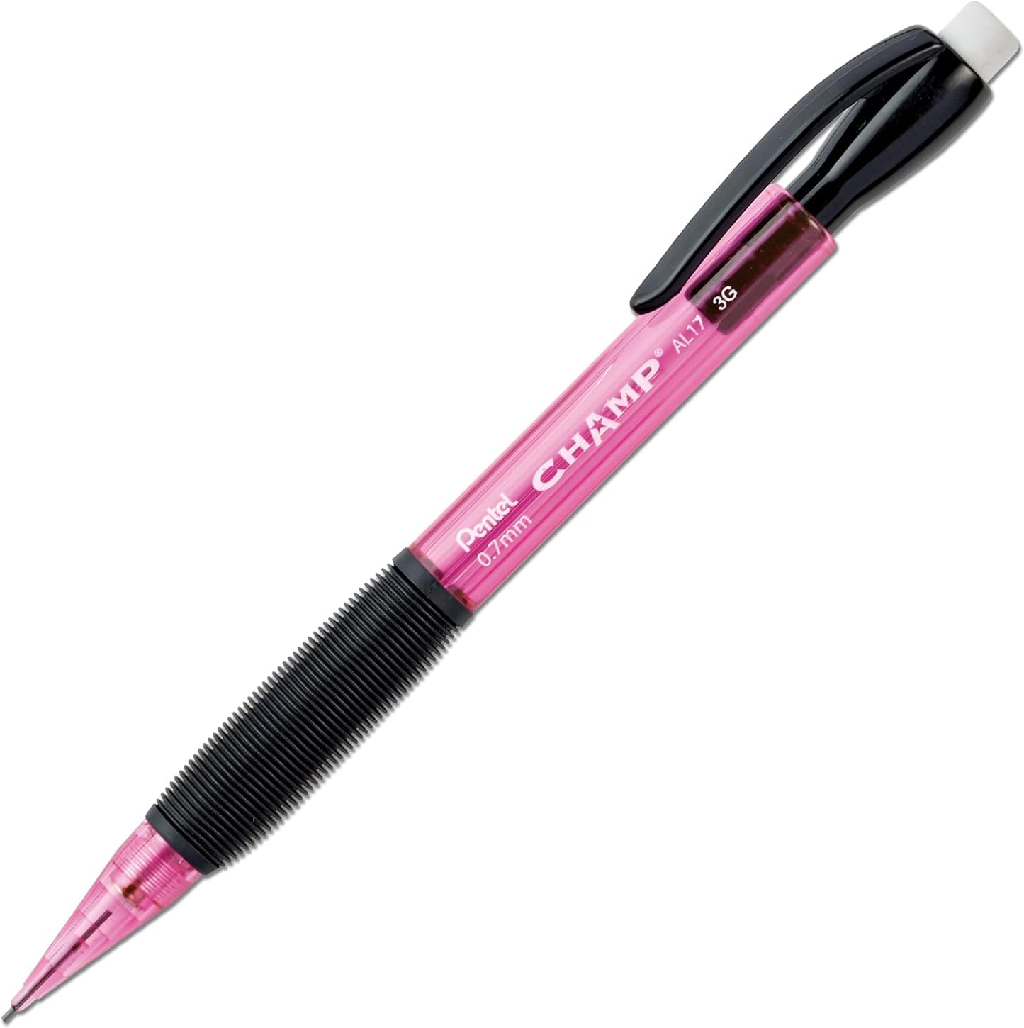 Champ Pentel Mechanical Pencil, 0.7 mm, Blue Barrel, Box of 12 (AL17C)