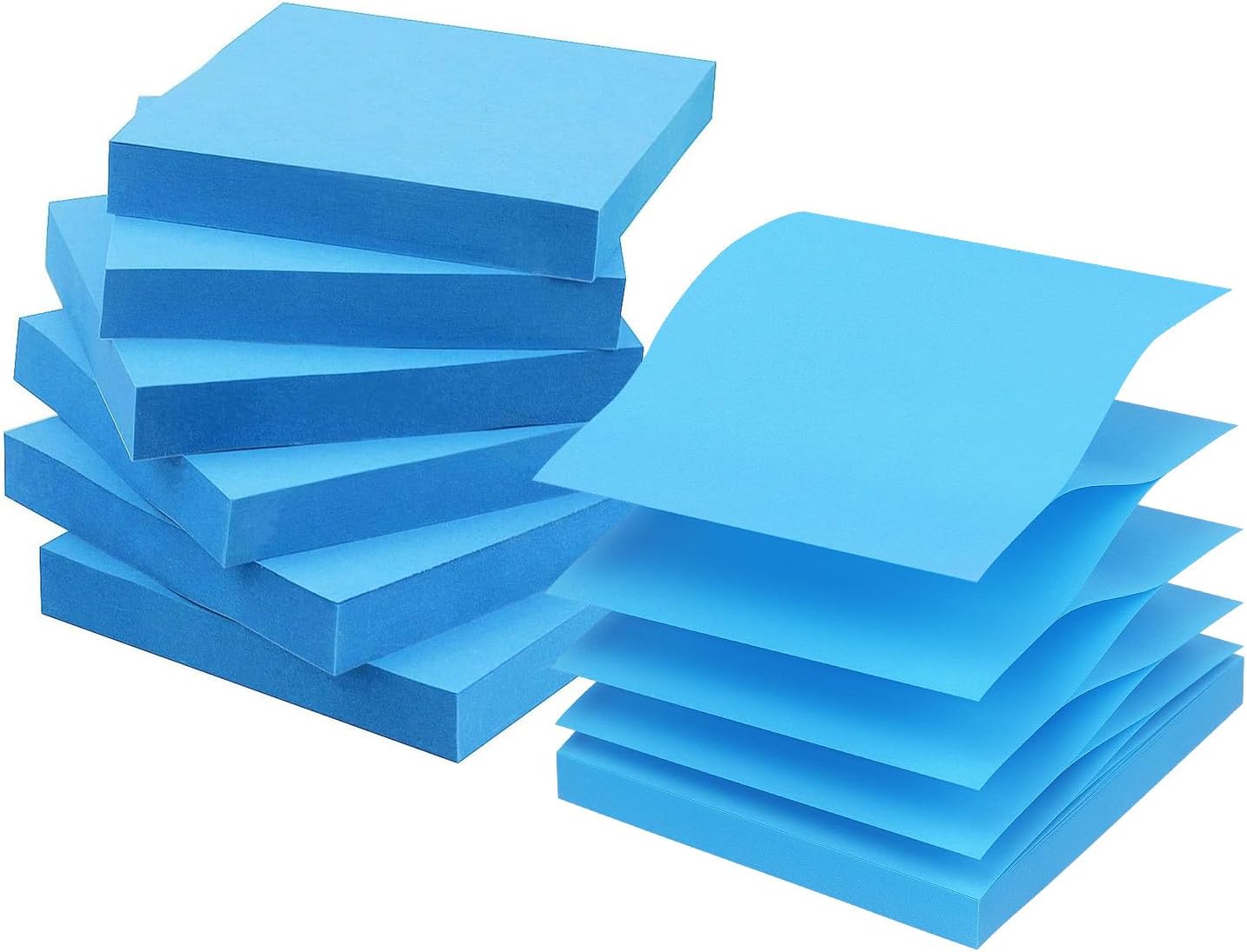 Early Buy Pop Up 3x3 Sticky Notes Self-Stick Notes 6 Pads, 6 Pastel Color, 100 Sheets/Pad