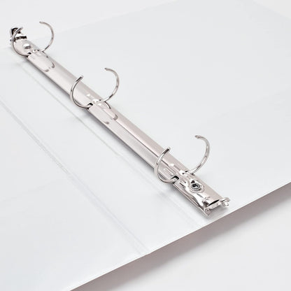 Avery Standard View 3 Ring Binder, 1" Round Rings, 175-Sheet Capacity, 1.4 Inch Wide Spine, 1 White Binder, Ideal for Lightweight Organization and Occasional Referencing (05760)