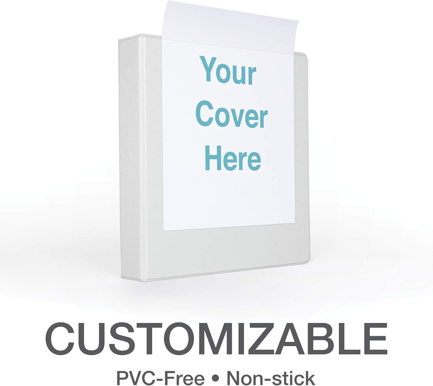 Oxford 3 Ring Binders, Binders for School and Office, 2 Inch ONE-Touch Easy Open D Rings, 3-Sided View Binder Covers, Xtralife Hinge, Non-Stick, PVC-Free, White, 530-Sheet Capacity, 4 Pack (79910)