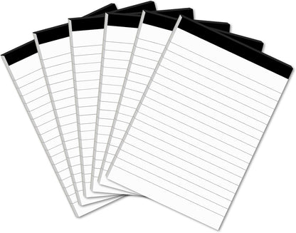 12 Pack Note Pads Refills 4 x 6 Inch Memo Pads Writing Pads, White Small Notepads Scratch Pads Mini Notepad with 30 Sheets Lined Paper in Each Pad