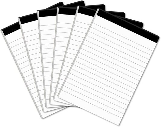 12 Pack Note Pads Refills 4 x 6 Inch Memo Pads Writing Pads, White Small Notepads Scratch Pads Mini Notepad with 30 Sheets Lined Paper in Each Pad