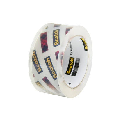 Scotch Box Lock Packing Tape, Clear, Extreme Grip Box Packaging Tape for Shipping and Mailing, 1.88 in x 54.6 yd, 6 Rolls