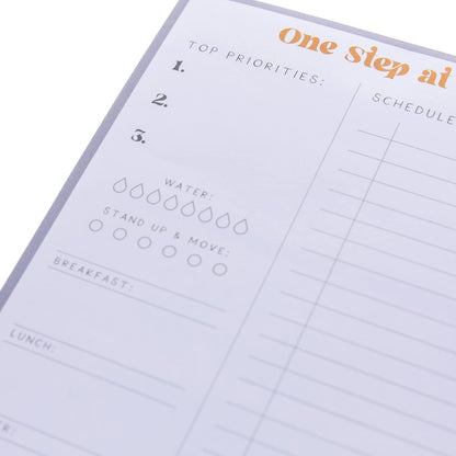 Graphique Large Notepad, Brush Strokes – 6" x 8", Cute Notepad with 150 Tear-Off Sheets, Features the Word “Notes” on Every Page – Perfect for Note Taking, List Making, and More