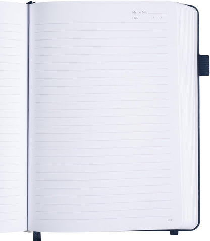 TIEFOSSI Lined Notebook, 100gsm Thick Paper, Hardcover College Ruled Journals for Women Men, 320 Numbered pages, for Travel, School and Office Use