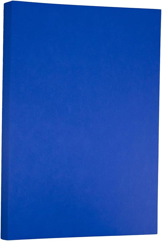 JAM PAPER Ledger Matte 24lb Paper - 90 gsm - 11 x 17 Tabloid - Yellow Recycled - 100 Sheets/Pack