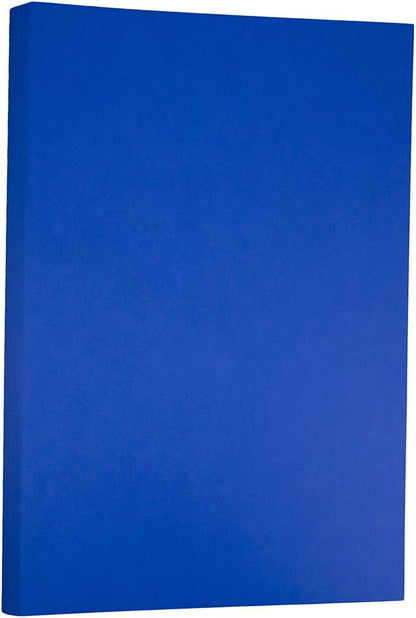 JAM PAPER Ledger Matte 24lb Paper - 90 gsm - 11 x 17 Tabloid - Yellow Recycled - 100 Sheets/Pack