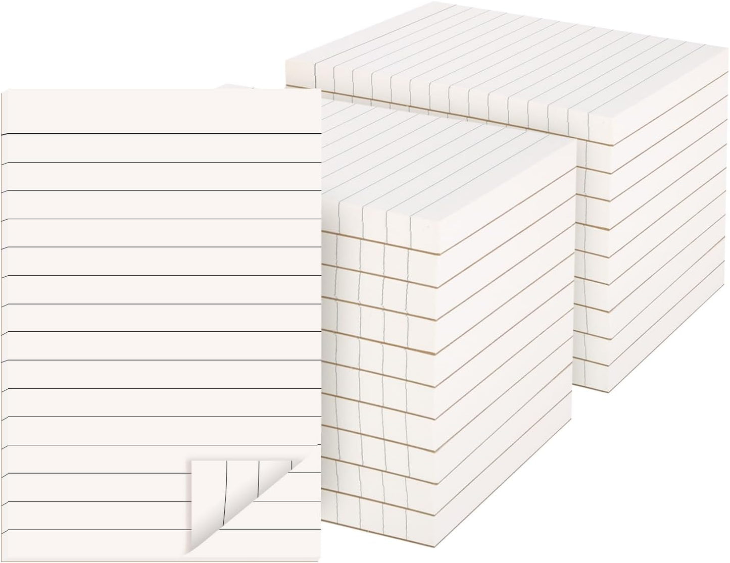 zmybcpack 20 Pack Lined Memo Pads 4”x6” Note Pads - 100 Sheets Each Lined Paper Notepad- Small Memo Scratch Pad Writing Pads(Double Sided Printed)