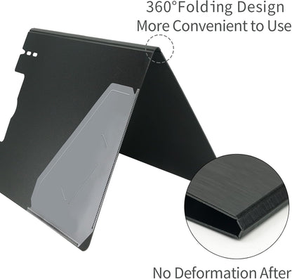 A4 Clipboard Folder,10 Pack Foldable Clipboards with Pocket for Business,Office,School or Restaurant (Black)