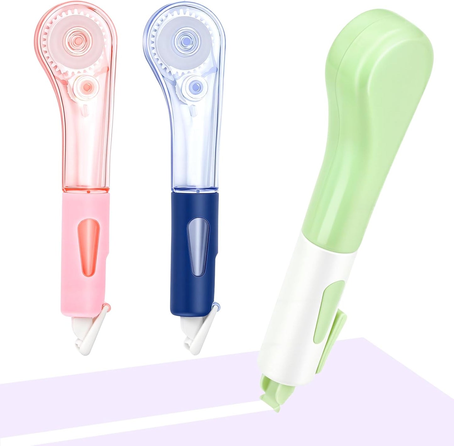 19.69ft Correction Tape Pens, Dry Instantly Correction Tape, Smooth Application, Stretch Resistant, Easy to Use Pen Style Applicator for School Office Supplies