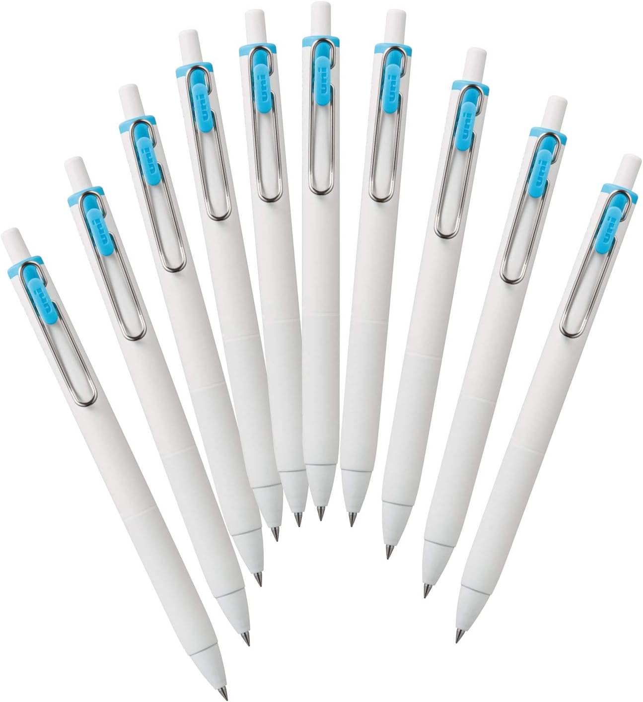 Mitsubishi Pencil Uni-Ball One Gel Ballpoint Pen Refill, 0.38, Black, 10 Pieces, Hako UMR38S.24