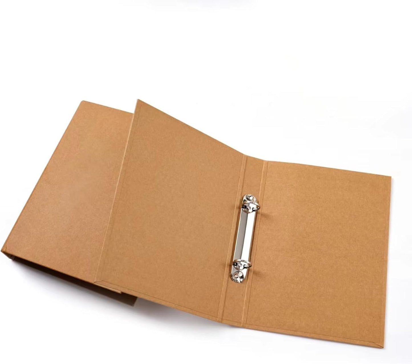 A5 Binder 6 Ring, A5 Binder, 2pcs Kraft Paper 6 Round Ring Binder Cover Protector for Journal Note Book Carrying Around Notes (A5-6Ring)