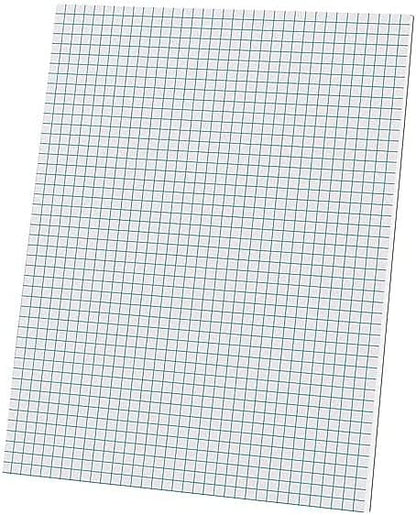 Ampad Evidence Quadrille Pad, Size 8-1/2 x 11, White Paper, 4x4 Quad Ruling, 20 Pound Premium Stock Paper, 50 Sheets Per Pad (22-000)