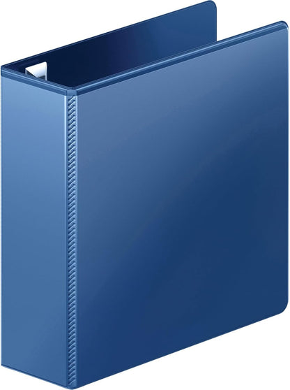 Wilson Jones 3 Ring Binder 4 Inch, Ultra Duty D-Ring View Binder with Extra Durable Hinge, Customizable, Black (W86641)