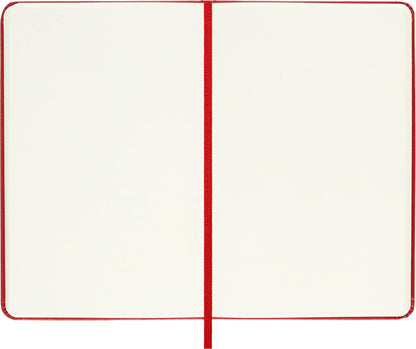 Moleskine Classic Notebook, Large, Squared, Red, Hard Cover (5 x 8.25)