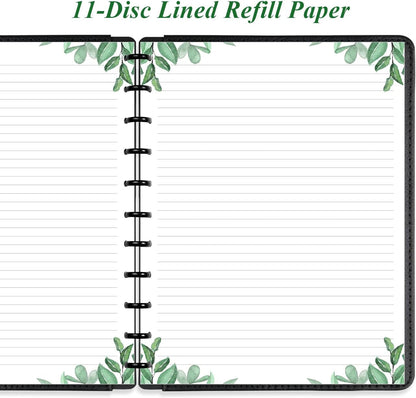 Stationery Lined Paper, Letter Size Unpunched Ruled Filler Paper, 100Sheets/200Pages Loose-Leaf Line, 100gsm, 8.5'' x 11'', Leaf