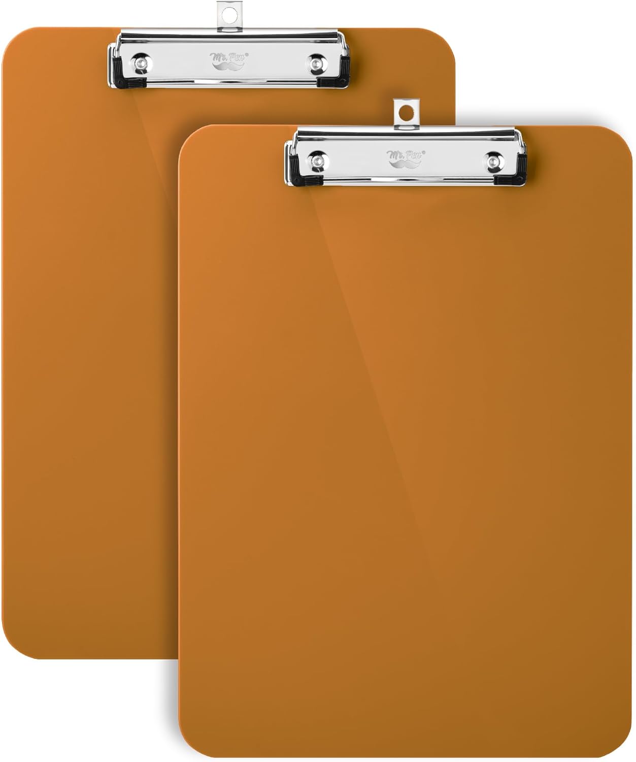 Mr. Pen- Plastic Clipboard, 12.5" x 9", 2 Pack, Clipboard Plastic, Low-Profile Metal Clip with Retractable Hanging Hole