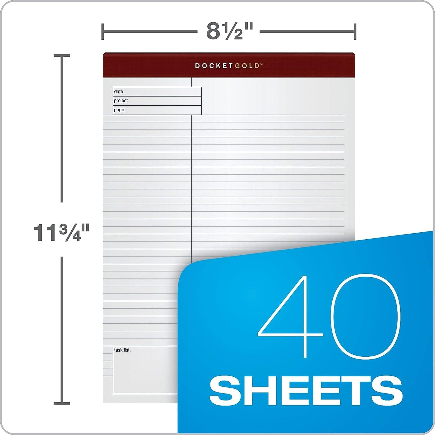 TOP77102 - Tops Docket Gold Planning Pad