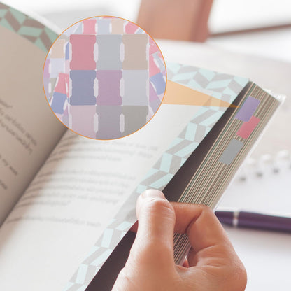 20 Sheets/240 Pieces Sticky Index Tabs, Double Sided Book Page Markers Tabs Blank Monthly Tabs Writable Sticky Notes Flags Self Adhesive Planner Stickers for Labeling (Morandi)